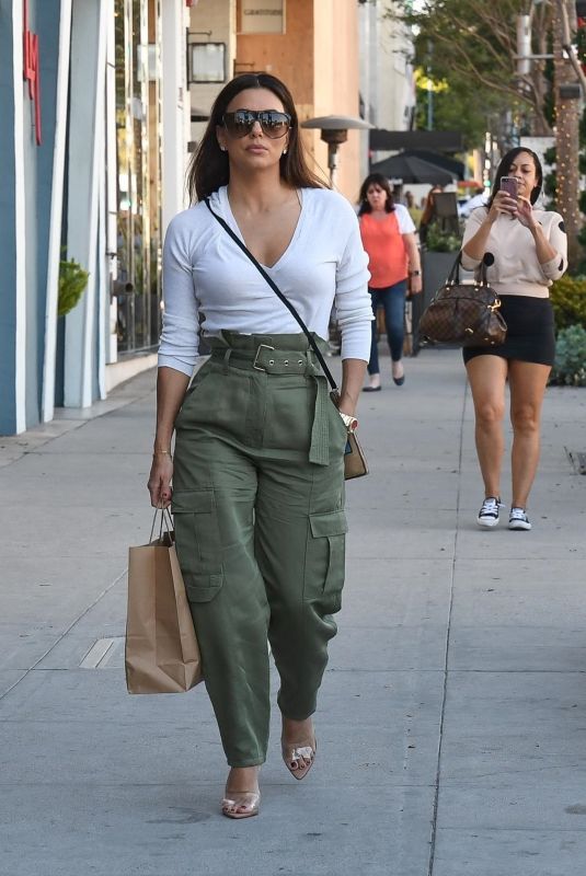 EVA LONGORIA Out Shopping in Beverly Hills 11/08/2019