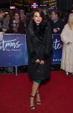 FAYE BROOKES at White Christmas Musical Press Night in London 11/25/2019