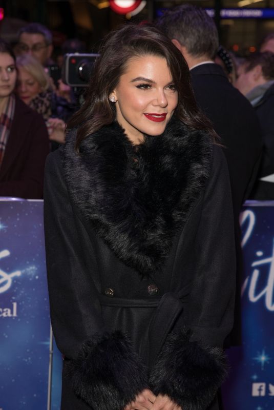 FAYE BROOKES at White Christmas Musical Press Night in London 11/25/2019