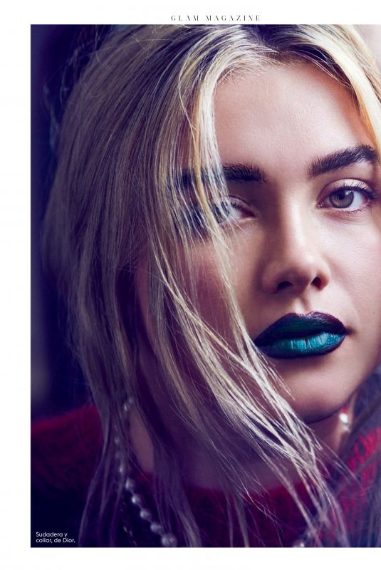 FLORENCE PUGH in Glamour Magazine, Spain December 2019