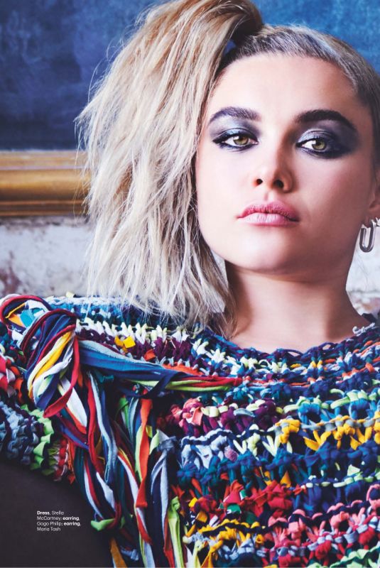 FLORENCE PUGH in Glamour Magazine, UK Autumn/Winter 2019