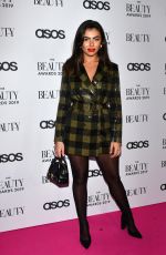 FRANCESCA ALLEN at Beauty Awards 2019 with Asos City Ccentral in London 11/25/2019