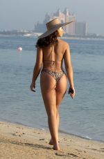 FRANCESCA ALLEN in Bikini at a Beach in Dubai 11/26/2019