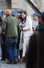 GAL GADOT Arrives at Set of a Commercial in London 11/10/2019