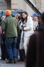 GAL GADOT Arrives at Set of a Commercial in London 11/10/2019