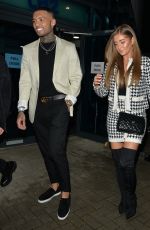 GEORGIA STEEL Leaves The X Factor: Celebrity Live Show in London 11/23/2019