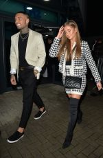 GEORGIA STEEL Leaves The X Factor: Celebrity Live Show in London 11/23/2019