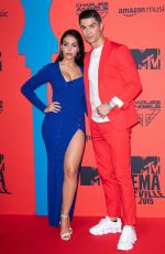 GEORGINA RODRIGUEZ and Cristiano Ronaldo at MTV Europe Music Awards in Seville 11/03/2019