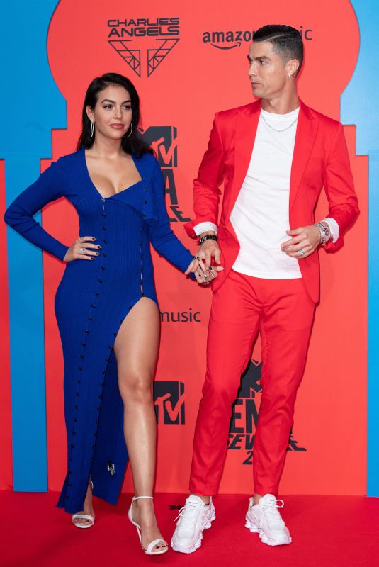 GEORGINA RODRIGUEZ and Cristiano Ronaldo at MTV Europe Music Awards in Seville 11/03/2019