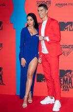 GEORGINA RODRIGUEZ and Cristiano Ronaldo at MTV Europe Music Awards in Seville 11/03/2019