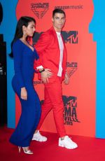 GEORGINA RODRIGUEZ and Cristiano Ronaldo at MTV Europe Music Awards in Seville 11/03/2019