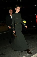 GIGI HADID Arrives at Cfda & Vogue Fashion Fund Awards in New York 11/04/2019