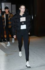 GIGI HADID Night Out in New York 11/05/2019
