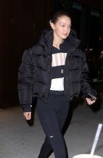 GIGI HADID Night Out in New York 11/05/2019