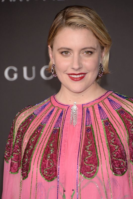 GRETA GERWIG at 2019 Lacma Art + Film Gala Presented by Gucci in Los Angeles 11/02/2019