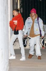 HAILEY and Justin BIEBER at Weekly Night Church Service in Hollywood 11/13/2019