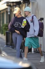 HAILEY and Justin BIEBER Out for Lunch in West Hollywood 11/12/2019