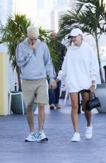 HAILEY and Justin BIEBER Out in Miami 11/29/2019