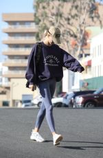 HAILEY BIEBER Arrives at a Gym in Los Angeles 11/12/2019
