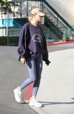 HAILEY BIEBER Arrives at a Gym in Los Angeles 11/12/2019