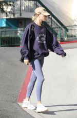 HAILEY BIEBER Arrives at a Gym in Los Angeles 11/12/2019
