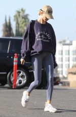 HAILEY BIEBER Arrives at a Gym in Los Angeles 11/12/2019