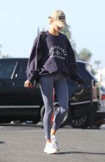 HAILEY BIEBER Arrives at a Gym in Los Angeles 11/12/2019