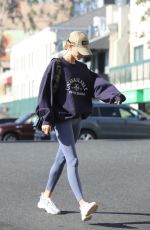 HAILEY BIEBER Arrives at a Gym in Los Angeles 11/12/2019