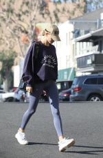 HAILEY BIEBER Arrives at a Gym in Los Angeles 11/12/2019