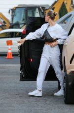 HAILEY BIEBER at a Hair Salon in Beverly Hills 11/16/2019