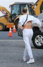 HAILEY BIEBER at a Hair Salon in Beverly Hills 11/16/2019