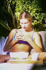 HAILEY BIEBER at A Pool in Miami 11/26/2019