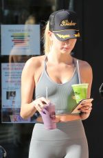HAILEY BIEBER at Earthbar in West Hollywood 11/22/2019
