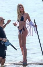 HAILEY BIEBER in Bikini on the Set of a Photoshoot in Miami 11/27/2019