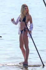 HAILEY BIEBER in Bikini on the Set of a Photoshoot in Miami 11/27/2019