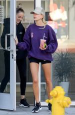 HAILEY BIEBER Leaves a Gym in West Hollywood 11/25/2019