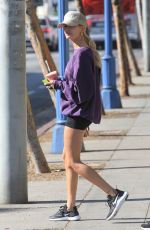 HAILEY BIEBER Leaves a Gym in West Hollywood 11/25/2019