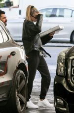 HAILEY BIEBER Leaves Geary in Beverly Hills 11/11/2019