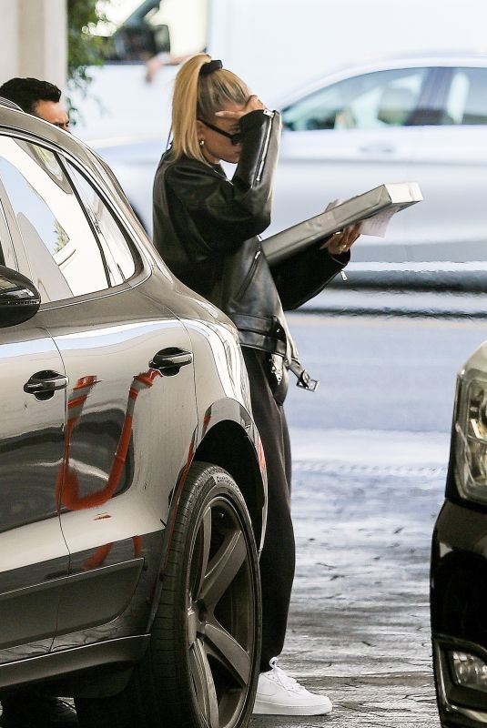 HAILEY BIEBER Leaves Geary in Beverly Hills 11/11/2019