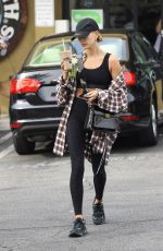 HAILEY BIEBER Out for a Green Juice in West Hollywood 11/13/2019