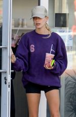 HAILEY BIEBER Out for Smoothie in West Hollywood 11/25/2019