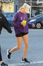HAILEY BIEBER Out for Smoothie in West Hollywood 11/25/2019
