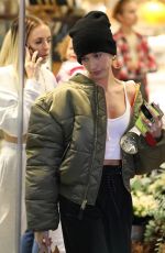 HAILEY BIEBER Shopping at Erewhon Market in Los Angeles 11/16/2019
