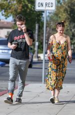 HALSEY and Evan Peters Leaves Starbucks in Burbank 11/18/2019