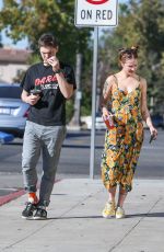 HALSEY and Evan Peters Leaves Starbucks in Burbank 11/18/2019