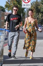 HALSEY and Evan Peters Leaves Starbucks in Burbank 11/18/2019