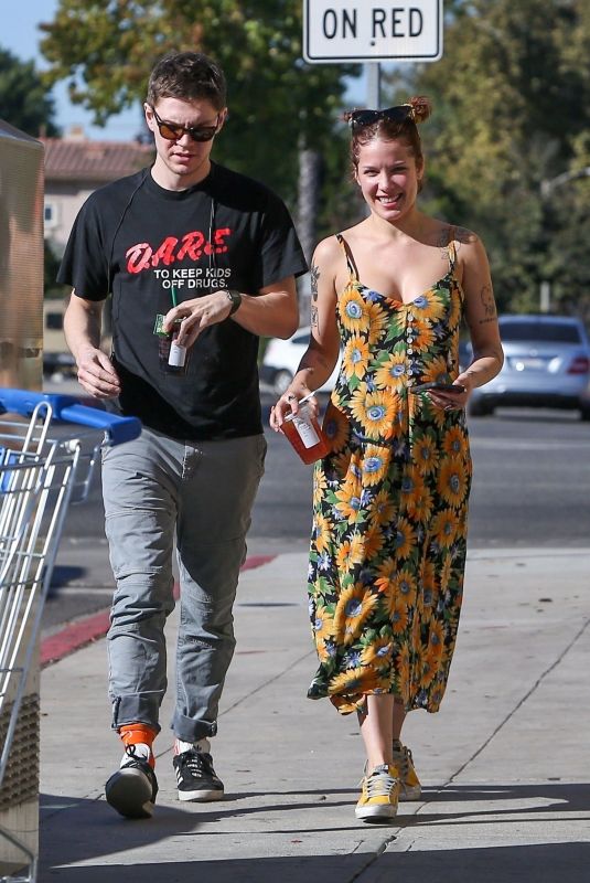 HALSEY and Evan Peters Leaves Starbucks in Burbank 11/18/2019