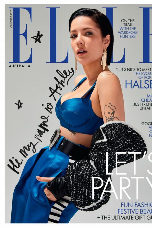 HALSEY in Elle Magazine, Australia December 2019