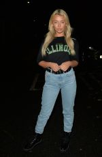 HARLEY BRASH Out for Dinner at Sheesh in Essex 11/02/2019