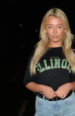 HARLEY BRASH Out for Dinner at Sheesh in Essex 11/02/2019